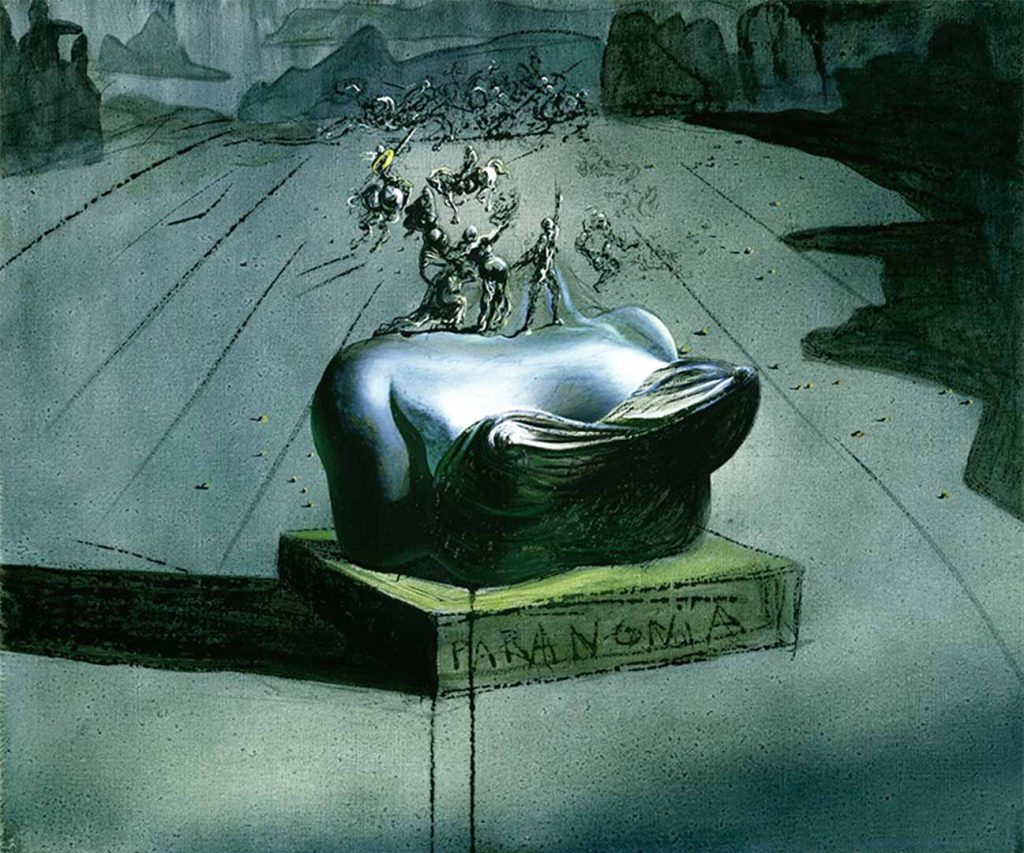 Paranoia (1935-1936) di Salvador Dalí